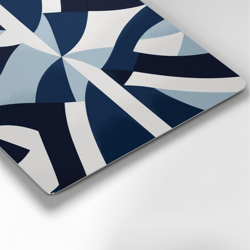 «Abstract Shapes» 11, art mural gris en métal