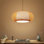 Luminaire suspendu en rotin de bambou tissé à la main Welty, lanterne en bambou Narural