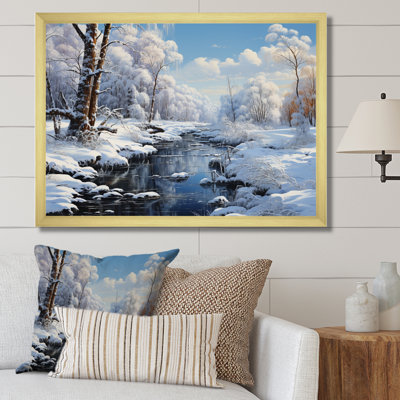 Winter Snowy Serenity I - Winter Landscape Wall Art