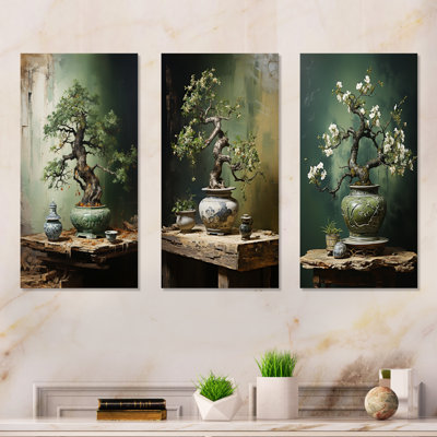 Ensemble de salon antique 3 pièces Bonsai