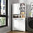 Laundry Cabinet With Doors And Shelf, Tilt-Out Laundry Hamper, Multiple Storage Space, Freestanding Style, Open Shelve, Adjustable Shelf-1336583120