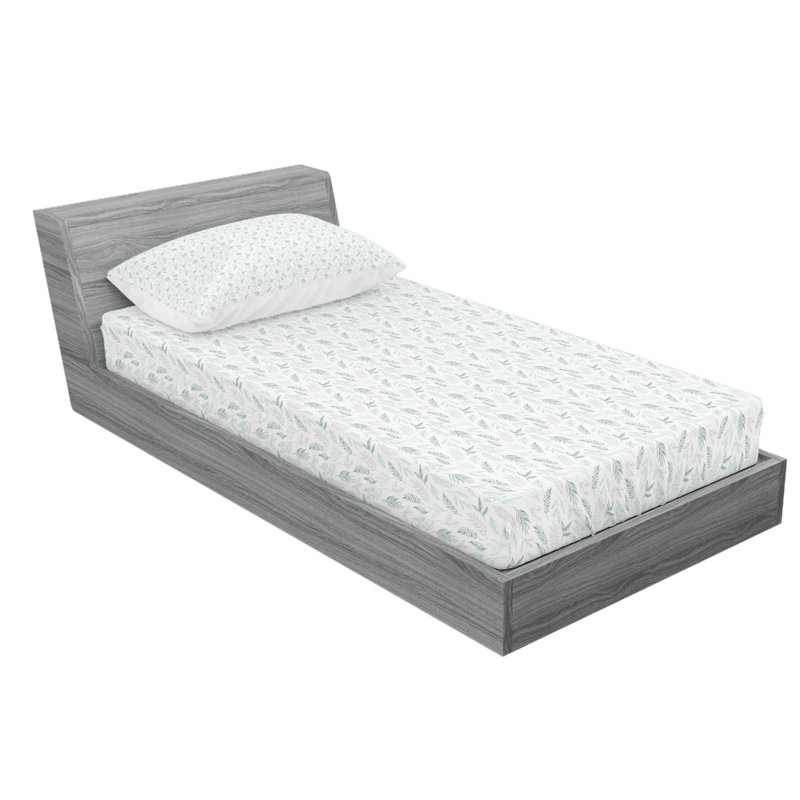Spring Microfiber Sheet Set, Twin XL Sheet Set with Fitted Sheet