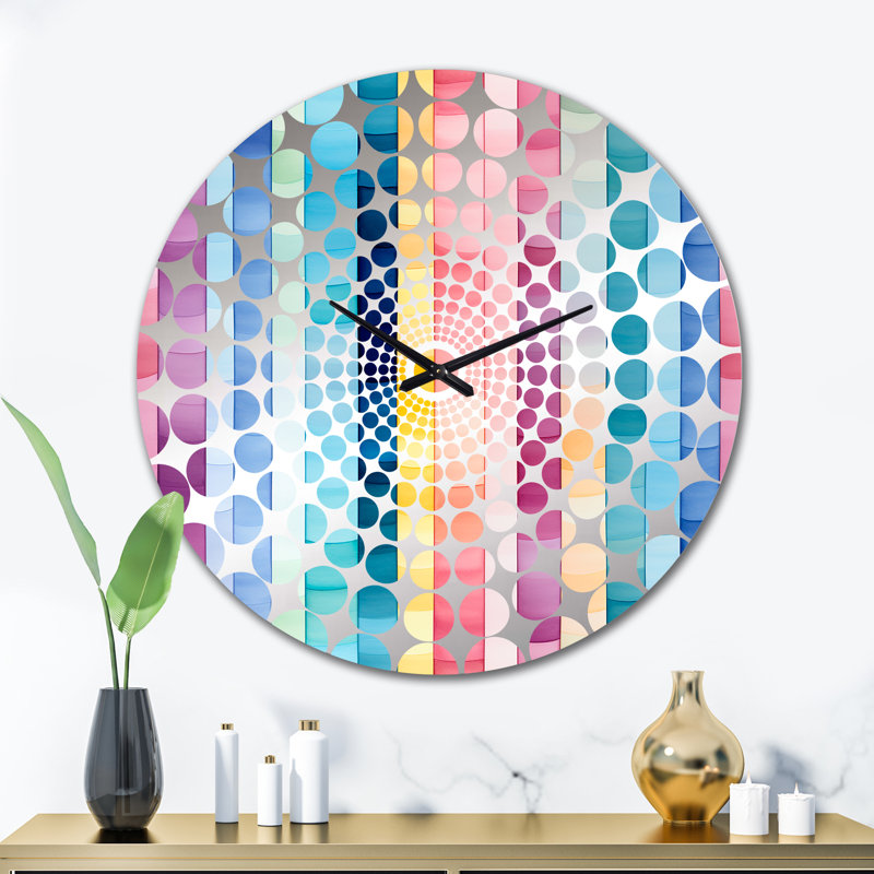 Liem - Horloge murale rayée, Grand
