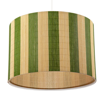 18cm H Bamboo Drum Lamp Shade ( Slip-On )