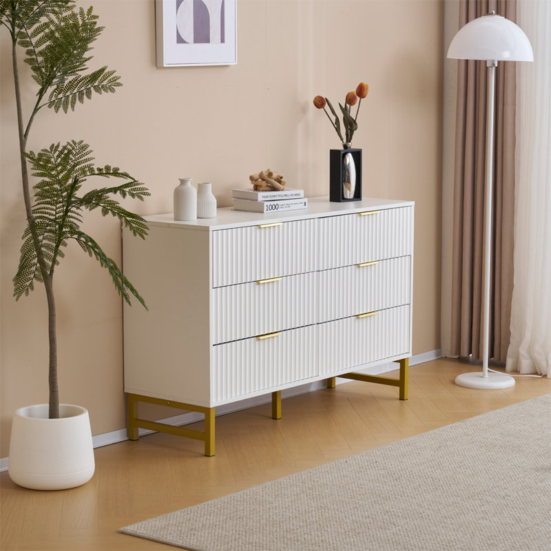 Majzara 49cm W Chest of Drawers, White