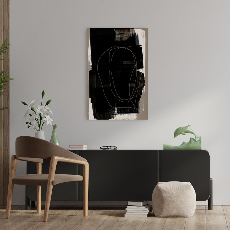 Art contemporain contemporain abstrait, H 36 po x l 24 po