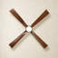 Ventilateur de plafond à pales en bois massif moderne, application / télécommande, moteur à courant continu silencieux, plusieurs tailles-785082596