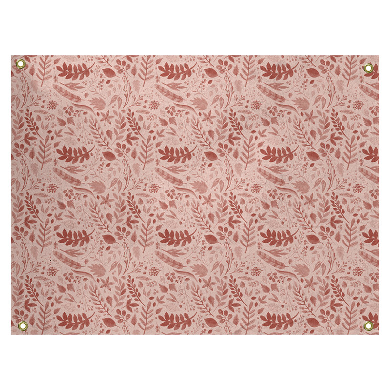 Polyester Tapestry, 26" H x 36" W, Light Red