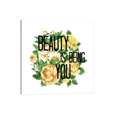 Beauty Is Being You III by Julia Di Sano - Wrapped Canvas Gallery-Wrapped Canvas Giclée