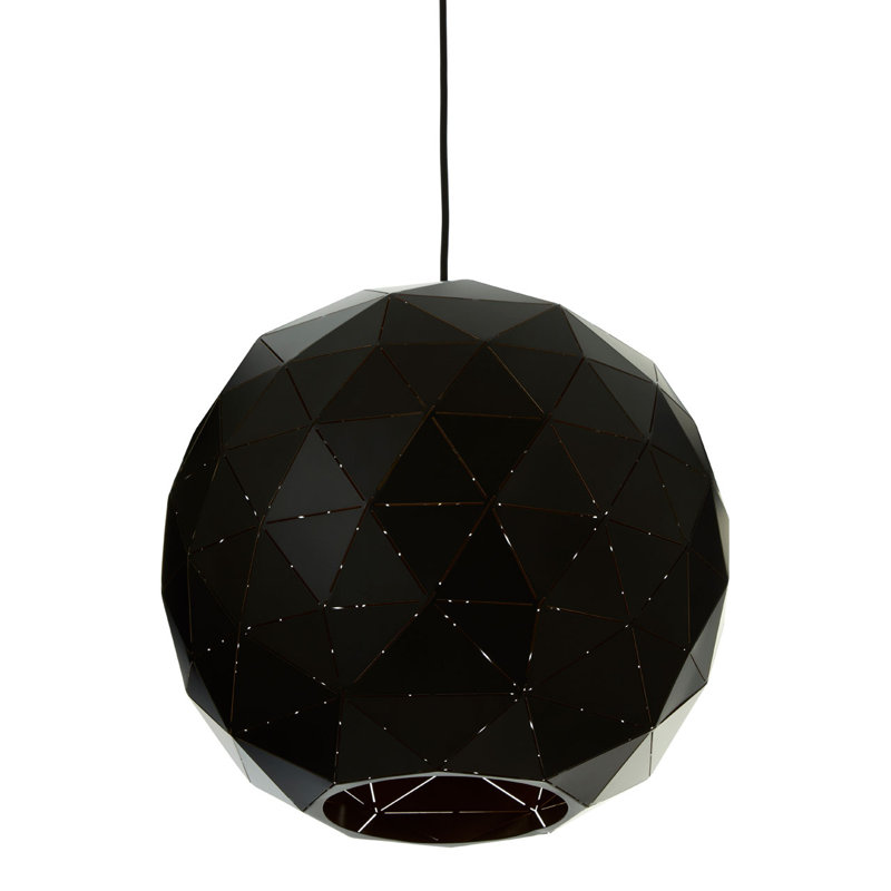 Cosima 1 - Light Single Pendant, Black/Gold, Matte Black