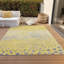 Tapis jaune intérieur / extérieur lavable en machine Christain ACN1370-109533326