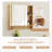 Bathroom Mirror Cabinet Wall Mounted-230337626