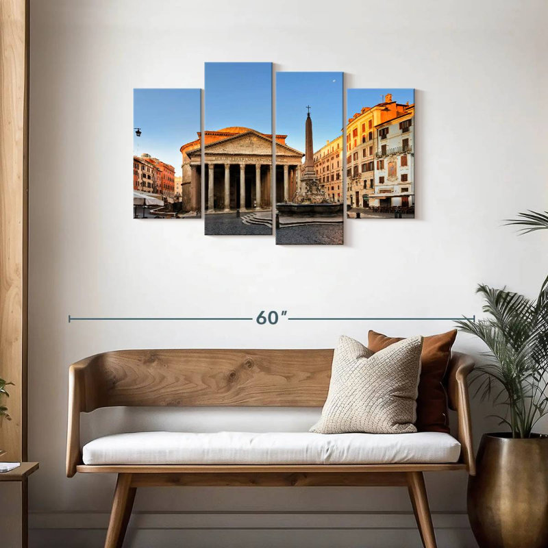 Lilie le Panthéon de Rome, H 27 po x l 43 po