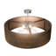 Luminaire suspendu tambour 6 lumières