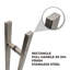 Élégante poignée de porte rectangulaire en forme de H pour la maison-84481405-84481404