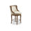 Corbin Swivel Upholstered Stool with Solid Wood Frame