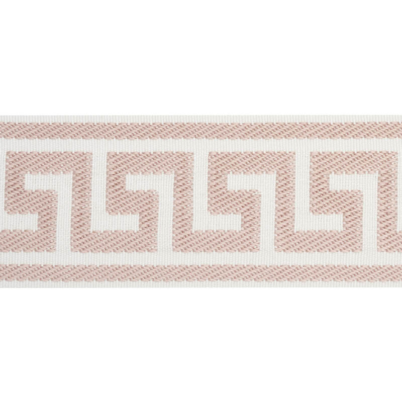 Etienne Silk Greek Key Wide, Blush