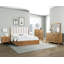 Commode élégante à six tiroirs en bois avec finition naturelle pour les chambres modernes, offrant beaucoup de rangement et un design élégant