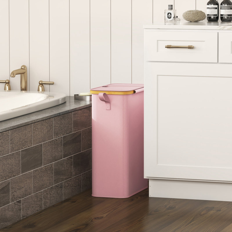 Laundry Set, Pink, 16.14cm H x 8.66cm W x 21.65cm D
