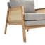 Wood Frame Upholstered Armchair Accent Chair-370822800-370822802
