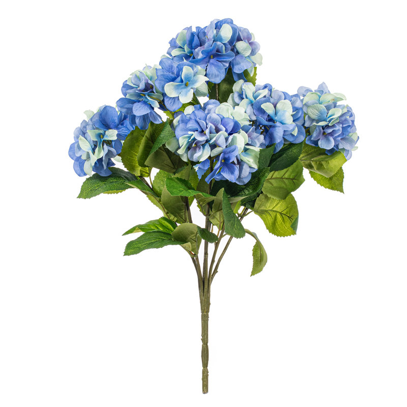 Hortensia artificiel 21 "21", Bleu