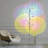 Polynescence Floor Hansel Modern Chrome Led Light With Adjustable Arms, Remote Control & Colour Filters For Customizable Ambiance