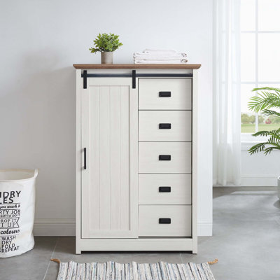 Commode haute 5 tiroirs