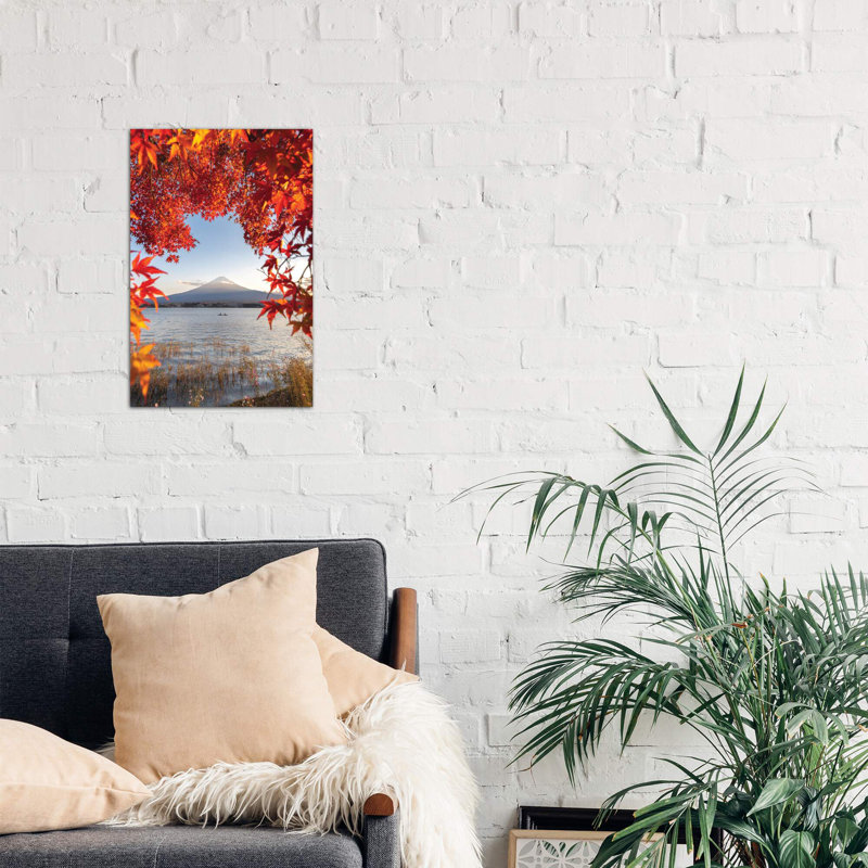Autumn In Japan II by Daisuke Uematsu - Print on Canvas, 101.6 cm H x 66.04 cm W x 1.91 cm D, No Frame