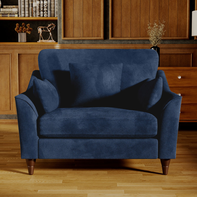 Springview Upholstered Armchair, Navy