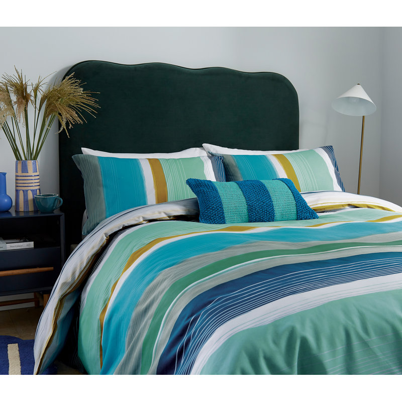 Isla Cushion, Blue Striped