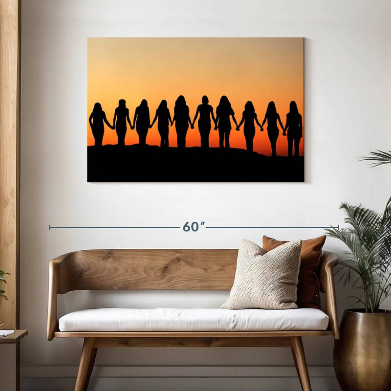 Khyia Women With Mission, 30" H x 45" W