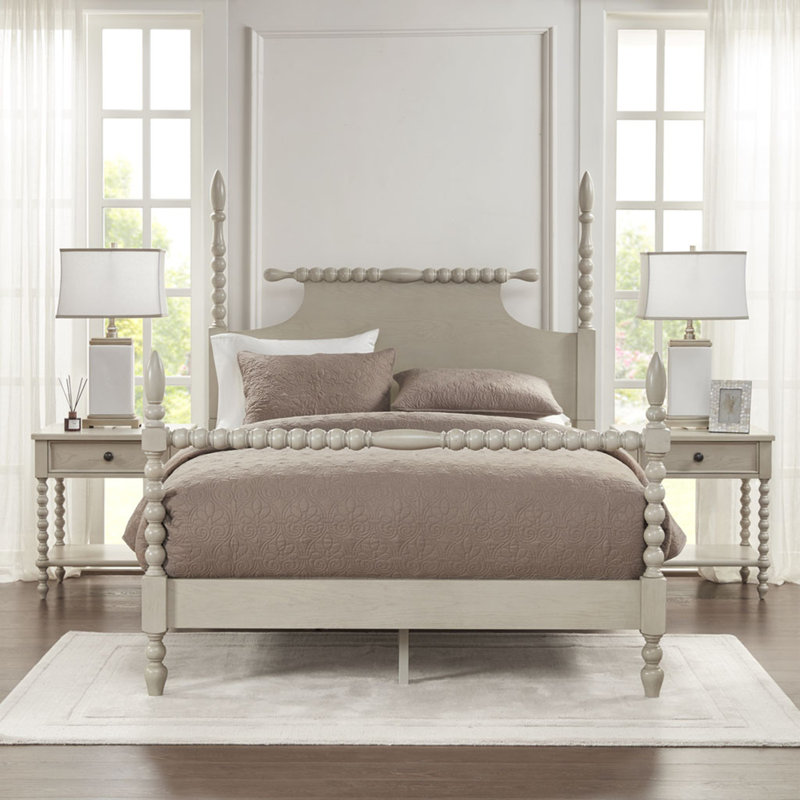 Table d'appoint Mid-Century moderne, Blanc