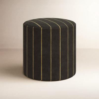 Epaulette Upholstered Ottoman