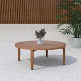 Irrizarry Round Aluminum Outdoor Coffee Table