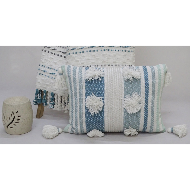 Bhawna's Fusion Cotton Blend Throw Pillow