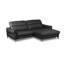 Manchester Leather Corner Sofabed with Adjustable Headrests and Storage-738133039-738133037