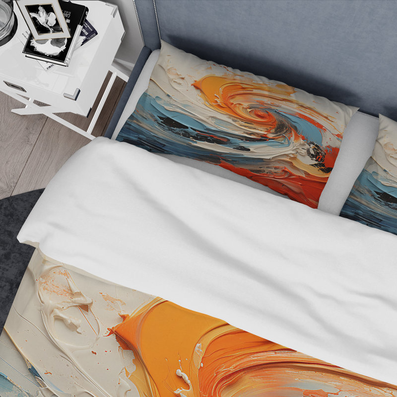 Ensemble de housse de couette Spiral Chaos Collages Unleashed I - Abstract Collages