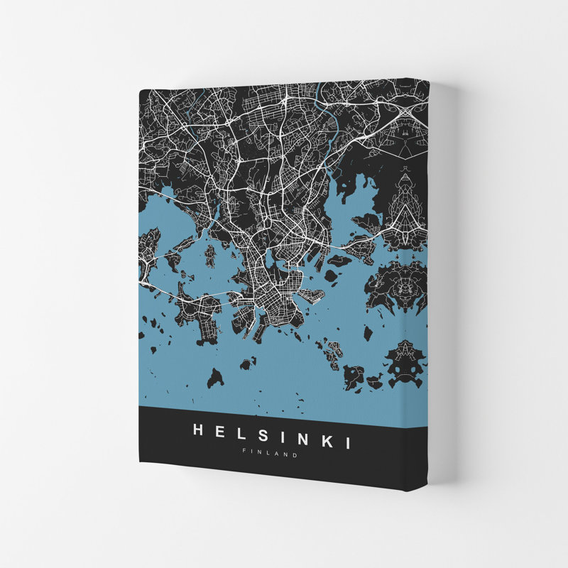 Helsinki - Print, Wrapped Canvas, 59.4cm H x 42cm W x 4cm D