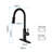 Matte Black Stainless Steel Kitchen Faucet With Pull Out Capability, 12.2 In Package Depth, 25.6 Width, 2.6 Height, 5.8 Lb Weight Appearance, Depth In, Width Height