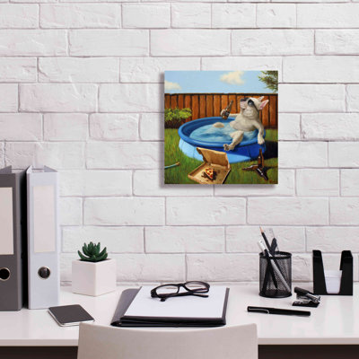 «When Humain Is Away» par Lucia Heffernan, reproduction d'art sur toile tendue