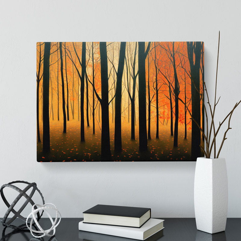Majestic Autumn Forest - Wrapped Canvas, 50cm H x 76cm W x 3cm D