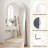Oversized Arch Floor Mirror with Stand, Wall Mirror-34507444-44507378