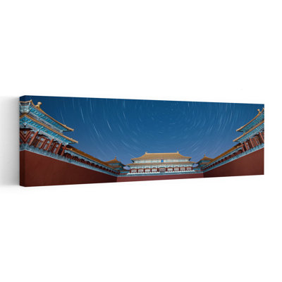 «Forbidden City Celestial Majesty», art abstrait traditionnel, art mural