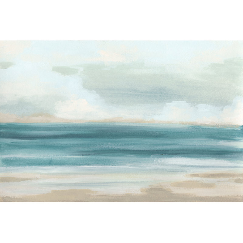«Sand and Sky II» par June Erica Vess - reproduction d'art sur toile tendue, H 32 po x l 48 po