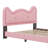 Ceasar Vegan Leather Platform Bed-7419391-7419385