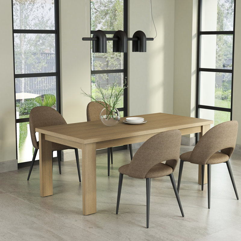 Tullett Dining Table, Light Brown
