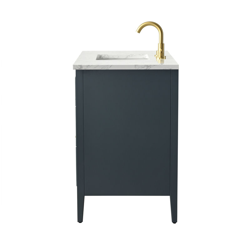 Emma 42" W Single Vanity, Vintage Blue