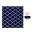 Tapis bleu marine / bleu clair Ikat-18352848
