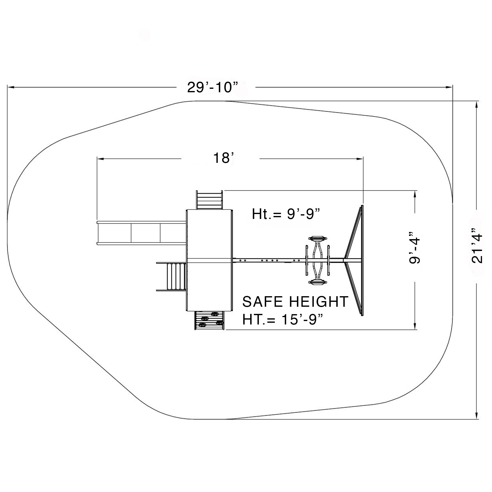 CreativeCedarDesigns Sky View Swing Set & Reviews Wayfair Canada