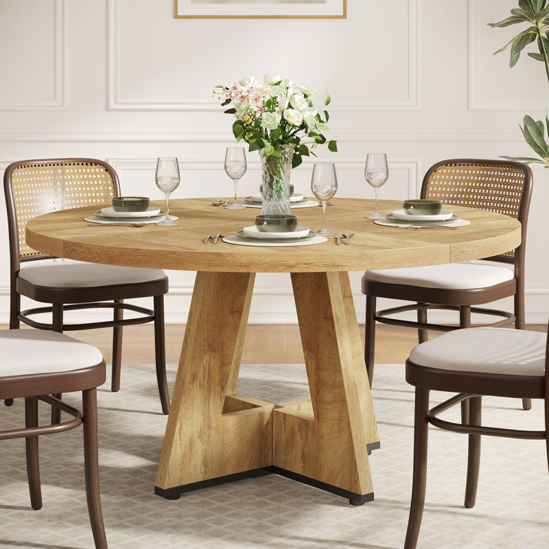 Liena 47'' Round Dining Table, Natural